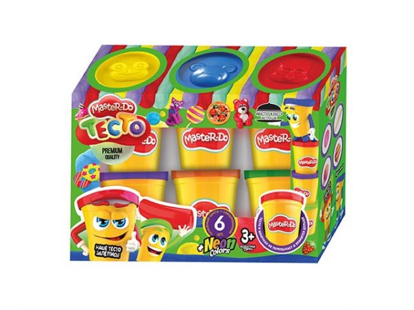 Набор для творчества (тесто для лепки MASTER DO) (6 шт. X 50 г) 19 493