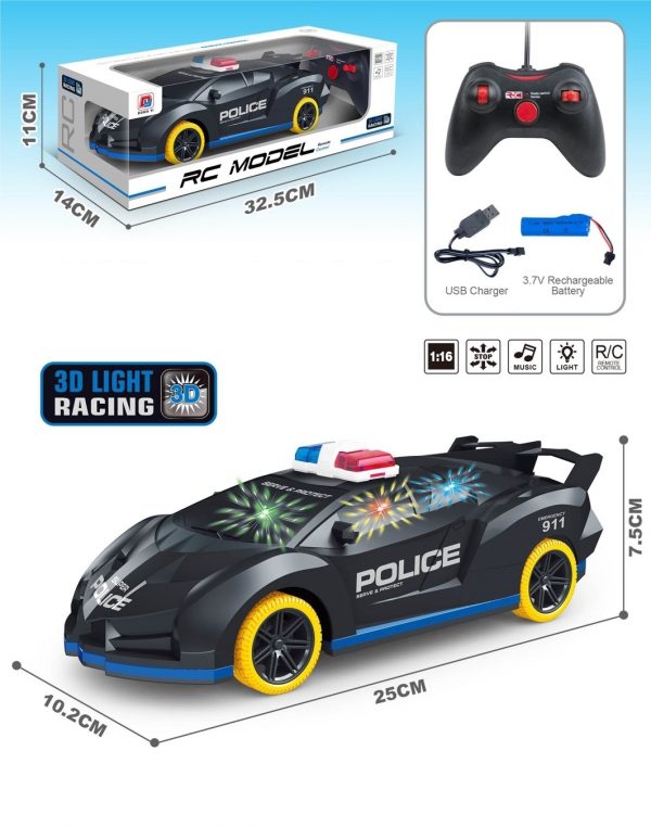 Р/У машина со звуком и светом 69384