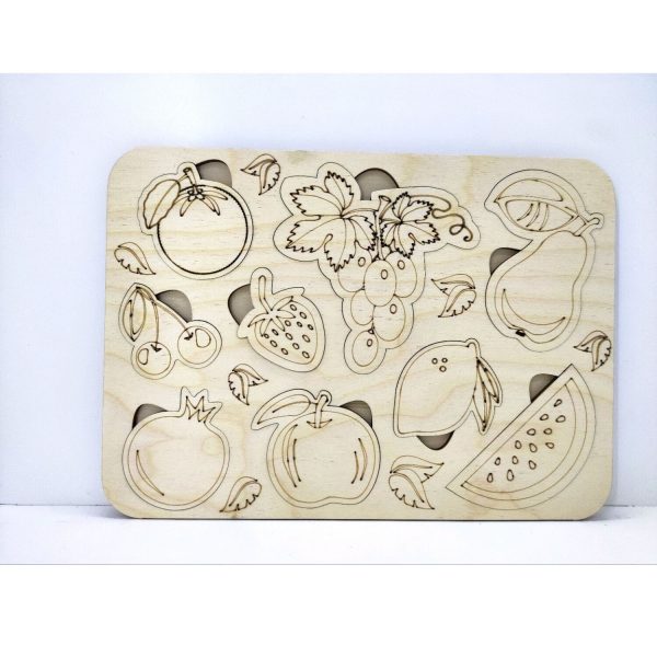 Деревянный пазл (“Фрукт”) 36989
