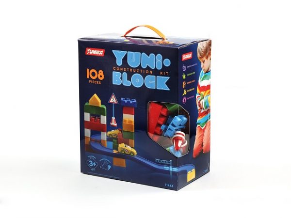 Конструктор YUNI-BLOK 108 шт (коробка) 33 035