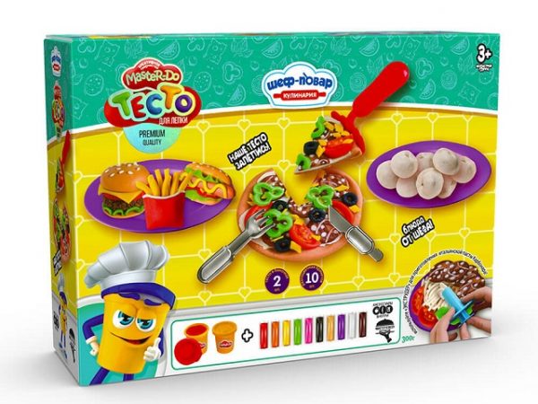 Набор для творчества (Тесто для лепки MASTER DO) “Пицца” малая 22962