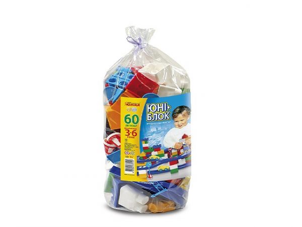 Конструктор из иуни-блоков 60 шт большой 15 394