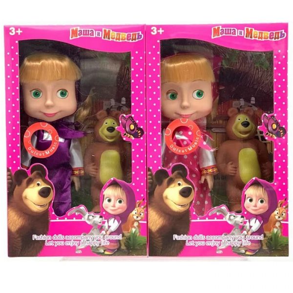 Кукла с медведем со звуком 73559