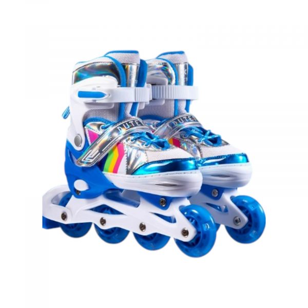 Ролики голубые (L) – 58156