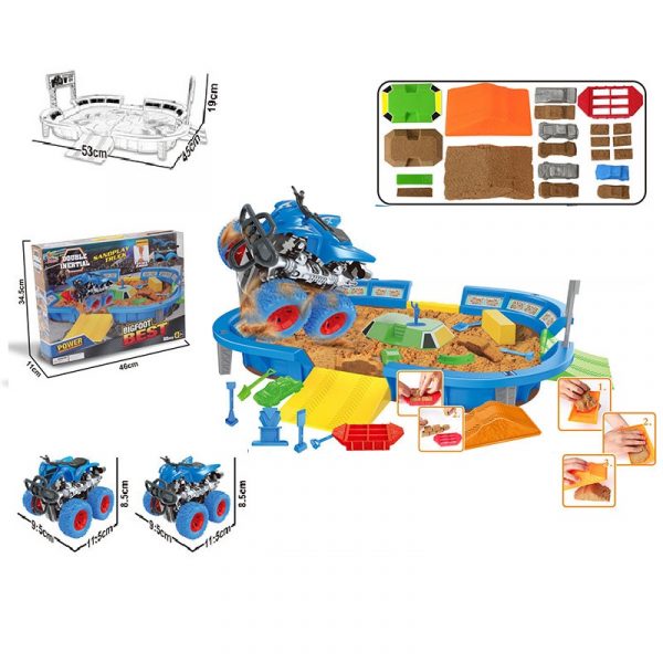 Набор машин с аксессуарами (инструкция на румынском) 72156