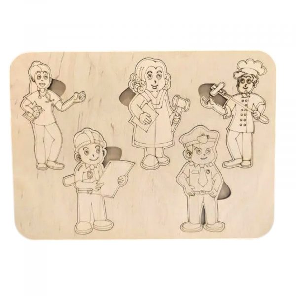 Деревянный пазл ( PROFESII 1 ) 38 793