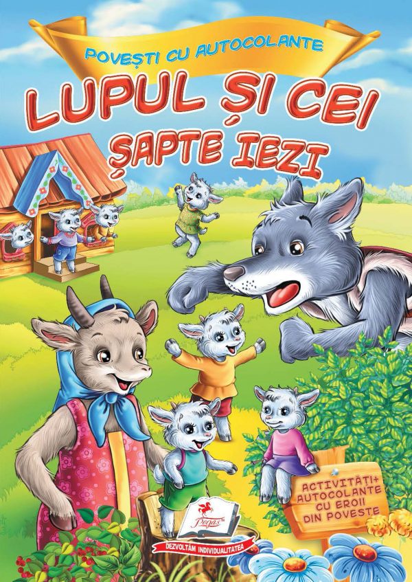 Истории с наклейками – Волк и семеро детей 35403