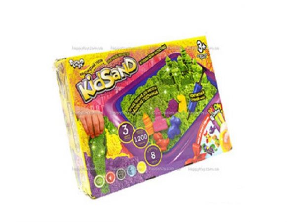 Кинетический песок ( KIDSAND ), 1,2 кг 3 цвета , 19498