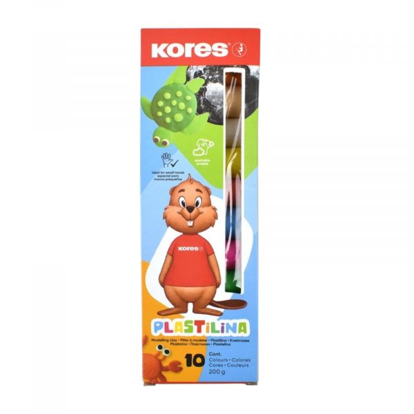 Пластилин Kores 10 цветов 16084