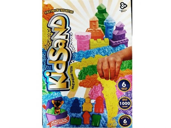 Кинетический песок ( KIDSAND ), 1000 гр. коробка упаковка 22952