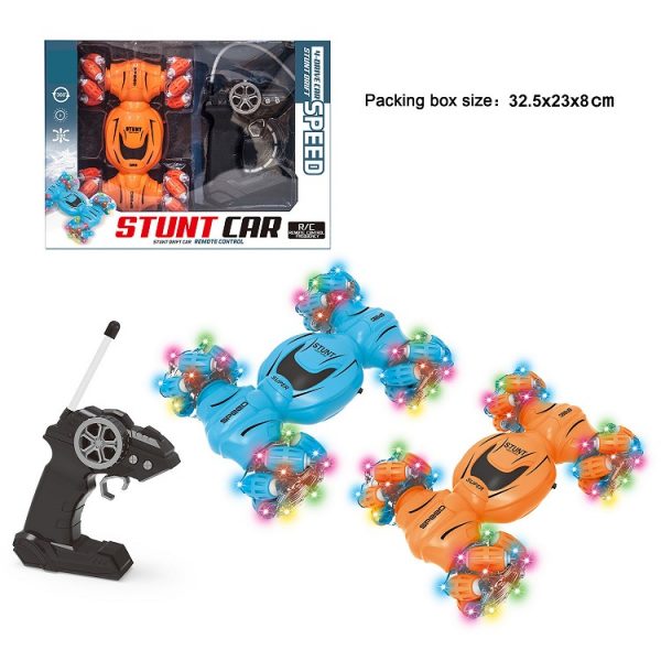 Машина перевертыш с Р/У (инструкция на румынском ) 72188