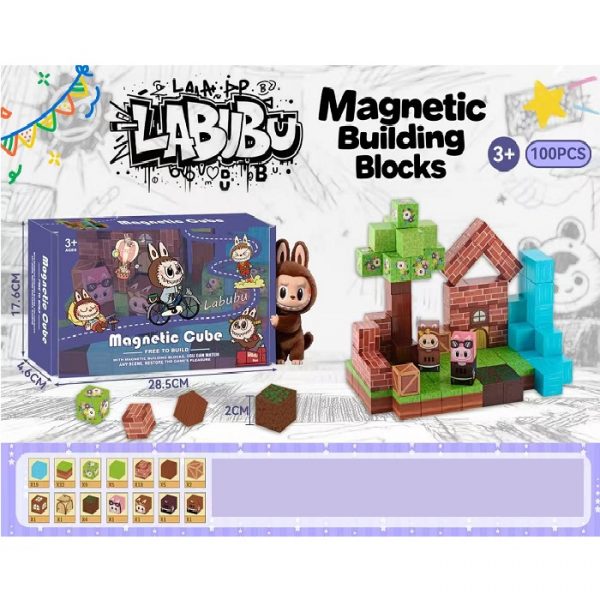 Магнитный конструктор 100 шт. 71523