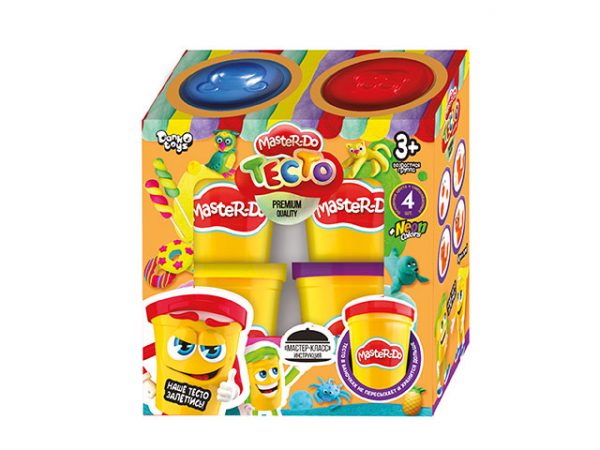 Набор для творчества (тесто для лепки MASTER DO) (4 шт. X 50 г) 19 491