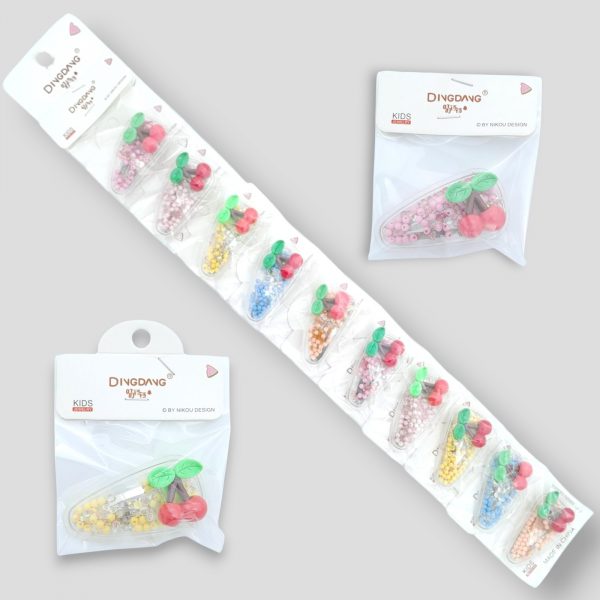 Заколка  с блестками 1 шт 54301