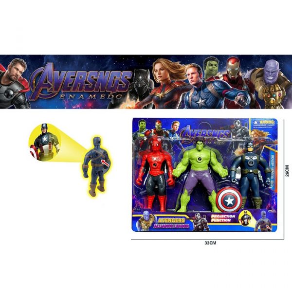 Набор героев со светом (3 шт.) 72622