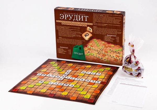 Настольная игра ( Эрудит ) (русская) большая 15 073