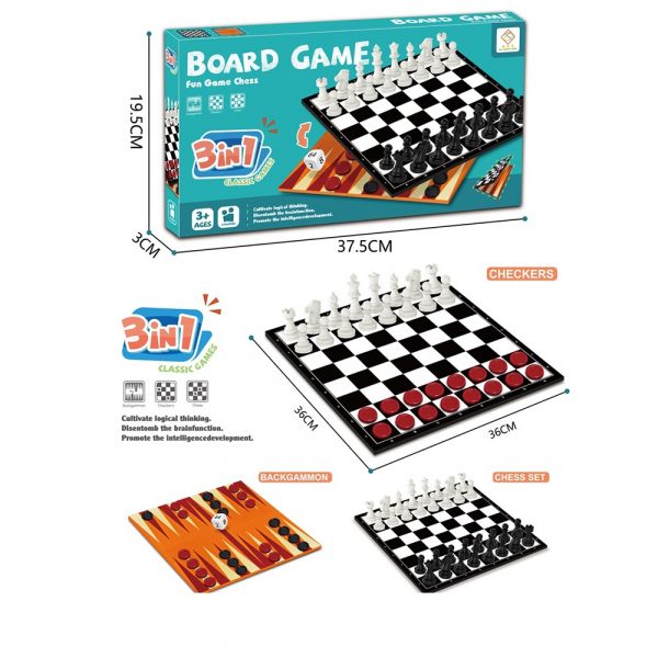Настольная игра 3в1 72533