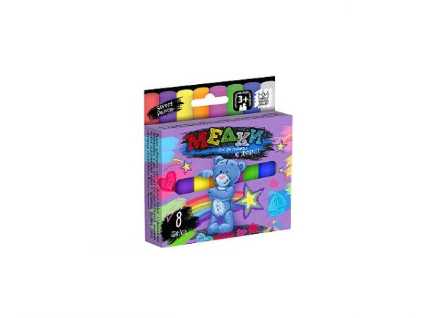 Мел для рисования на асфальте, Classic 8 шт 22988