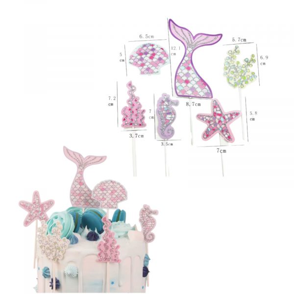 Mermaid Tail Topper (6 pcs) – 33 231
