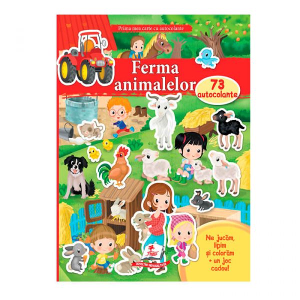 Моя первая книга с наклейками – Ферма с животными 25455