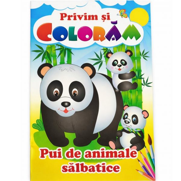 Privim si coloram__Pui de animale salbaticec  75650
