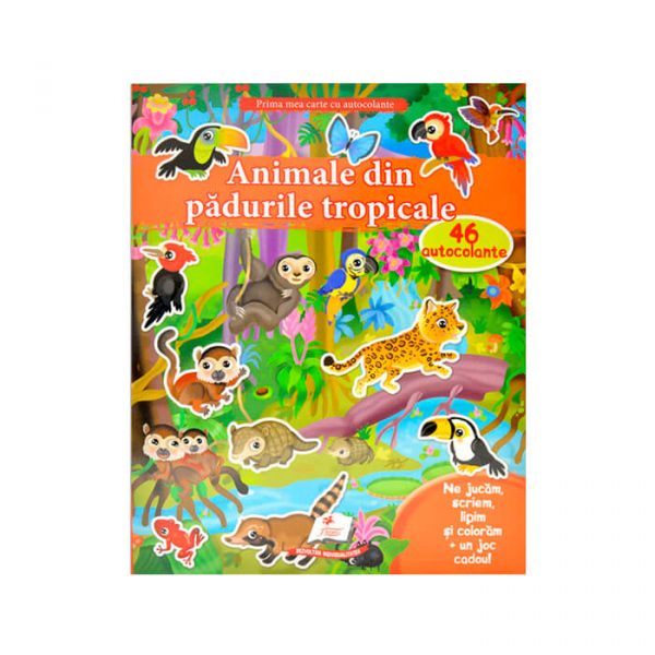 Моя первая книга с наклейками – Животные тропических лесов 25453