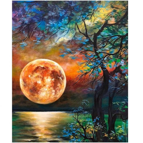 Набор для рисования по номерам Ночь (40*50) 74466