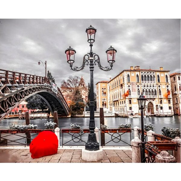 Набор для рисования по номерам Город (30*40) 74461