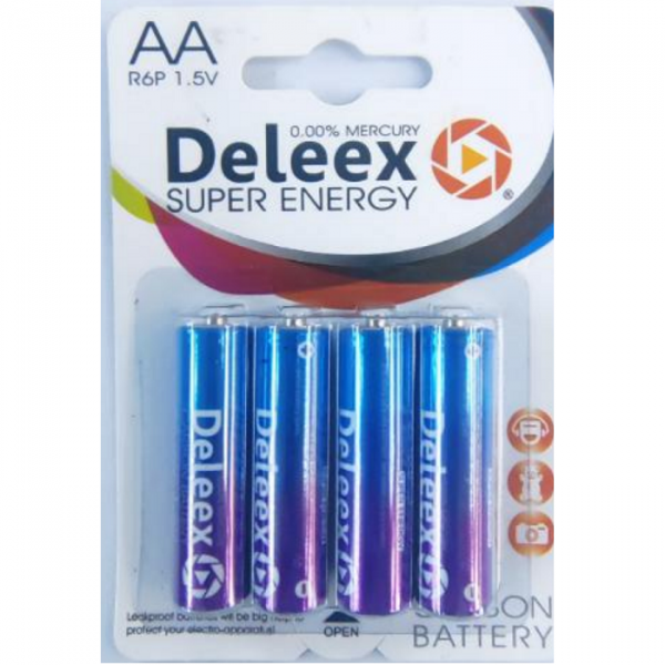 Набор батареек DELEEX ALKALINE AA 4шт 64684