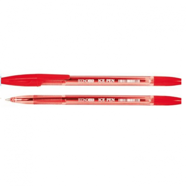 Ручка Ice Pen красная 0,7 мм Economix 79089